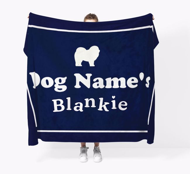 'Dog's Blankie' - Personalized {breedFullName} Blanket